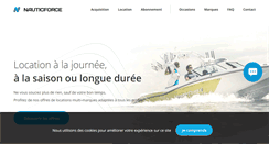 Desktop Screenshot of nauticforce.com