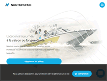 Tablet Screenshot of nauticforce.com
